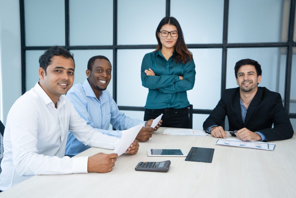 team working together