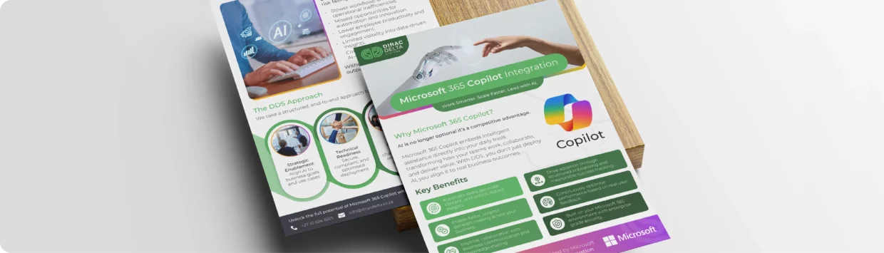 Download Copilot brochure mockup